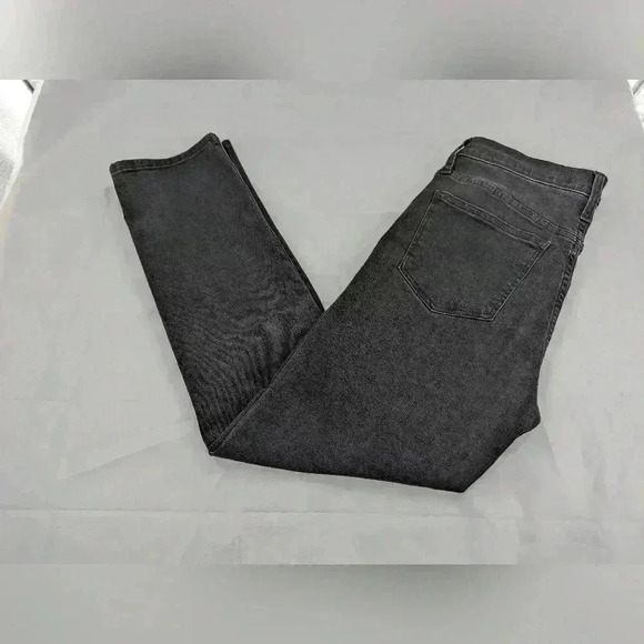 Madewell Stovepipe Women's Size 25 4 Button Black Jeans - Picture 2 of 11